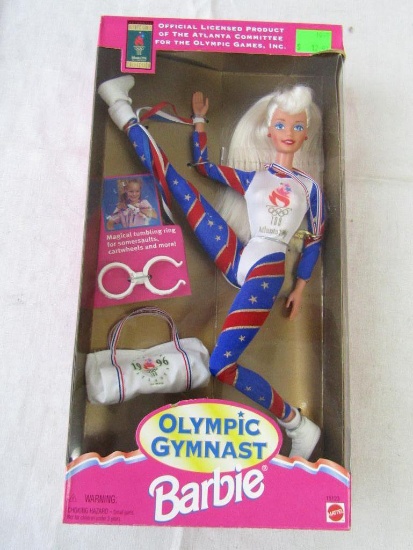 Barbie Doll. 1995 Olympic Gymnast Blonde Barbie. New In Box.