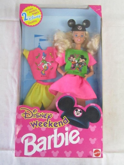Barbie Doll. 1993 Disney Weekend Barbie. New In Box. Box has a bit of storage wear.