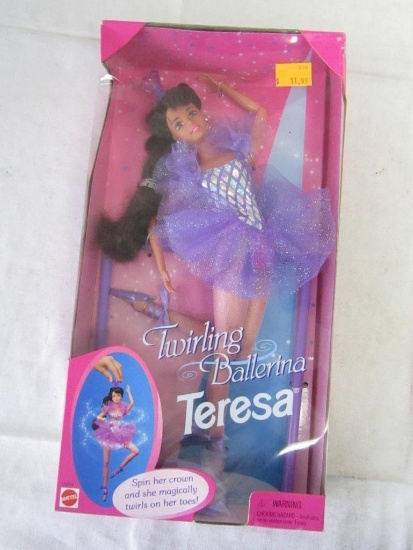 Barbie Doll. 1995 Twirling Ballerina Teresa. New In Box.