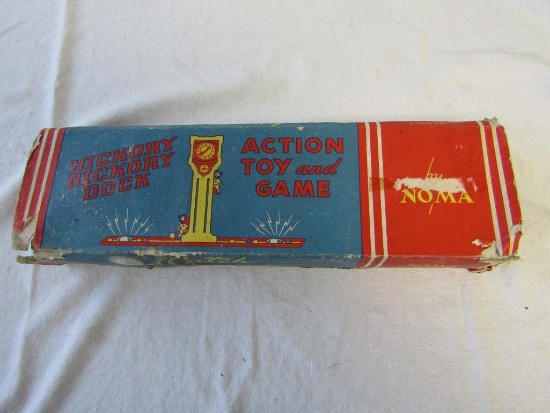 Vintage Hickory Dickory Dock Action Toy and Game by Noma. In Original Box.