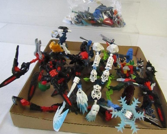 Lego Bionicle Assorted Action Figures McDonalds Meal Toys. 11 Figures Plus Parts.