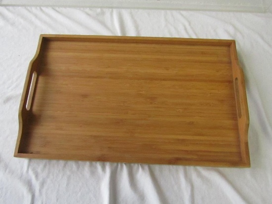 Bamboo Breakfast in Bed Folding Service Tray With Handles. Excellent Condition.