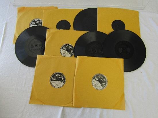 Edison Old Thick Records. 10 Pc Lot.