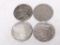 Group of FOUR German Third Reich period coins all with images of Hitler.