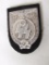 German WWII Third Reich period 1933 Waffen SS Gruppe `West` plaque .