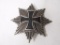 German WWII Third Reich period 1939 Grand Cross Breast Star of the Iron Cross.