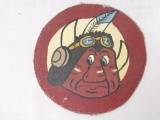 American Hand Painted Leather Patch. 304th FS 337th FG.
