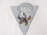 American Hand Painted Leather Patch. USAAF 515th Parachute Infantry Reg.
