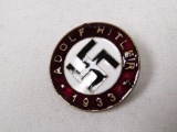 German Third Reich period `Adolf Hitler. 1933` badge.