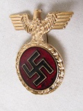 German Third Reich period NSDAP Honor Badge in Gold.