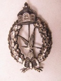 German Imperial WWI Luftwaffe Air Gunner badge.