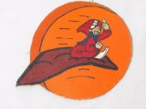 American Hand Painted Leather Patch. USAAF Civil Air Patrol Oklahoma Wing.