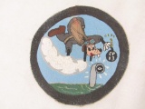 American Hand Painted Leather Patch. CP 13 Goofy Paratrooper.