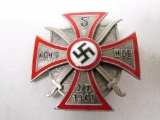 German WWII Third Reich period Badge of Russian Cossacks fighting in Nazi troops.