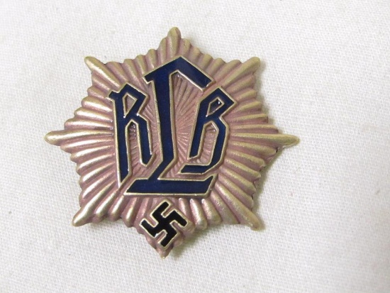 German Third Reich period RLB badge.