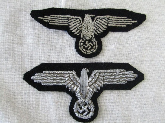 German World War II Waffen SS Officers & Enlisted Mans Sleeve Eagle.