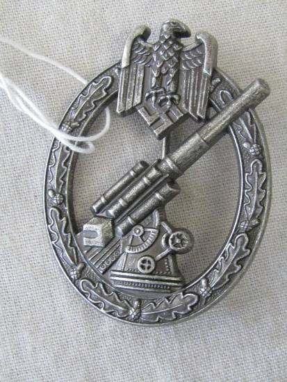 German World War II Army Flak Artillery Badge.