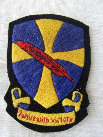 USAAF World War II Army Air Force Bomb Squadron Flight Jacket Patch.