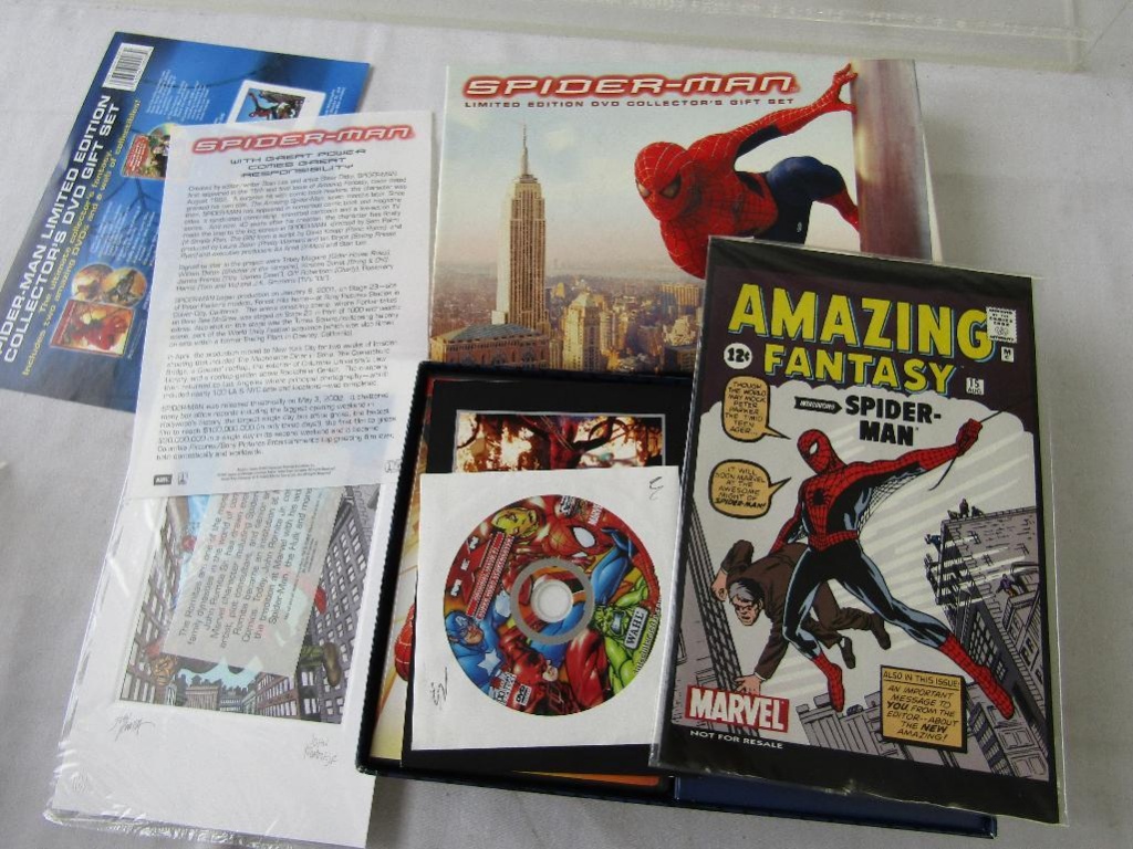 Spider-Man Limited Edition DVD Collector's Gift Set. Pre-Owned. | Computers  & Electronics Electronics CD's, DVD's, DVR's & Blue-rays | Online Auctions  | Proxibid