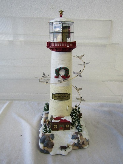 North Lodge Mr. Christmas Lighthouse In Original Box. Presence Activated.