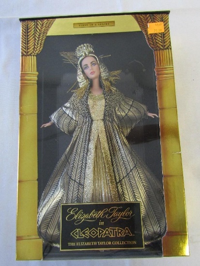 1999 Elizabeth Taylor in Cleopatra Doll. First In A Series. New In Box.