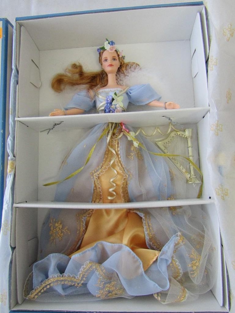 harpist angel barbie 1997