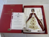2000 Faberge Imperial Splendor Porcelain Barbie Doll. New In Box.