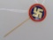 German World War II Swastika party Lapel Pin.