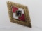 German World War II Golden Hitler Youth HJ Badge of Honor With Oak Leaves.