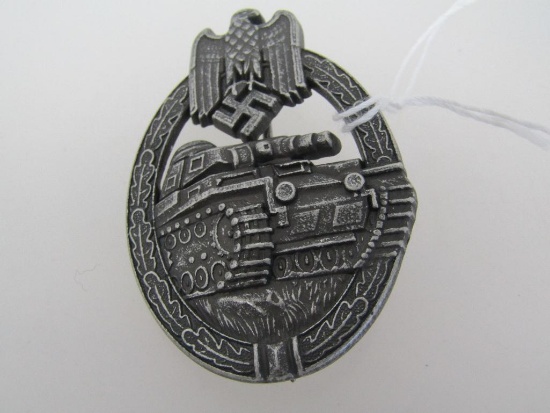 German World War II Army Silver Tank Assault Badge