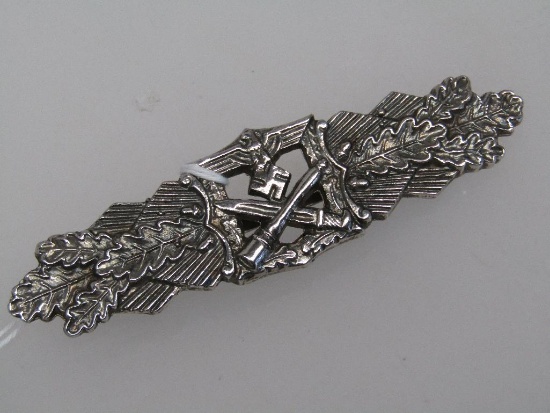 German World War II Army Silver Close Combat Clasp.