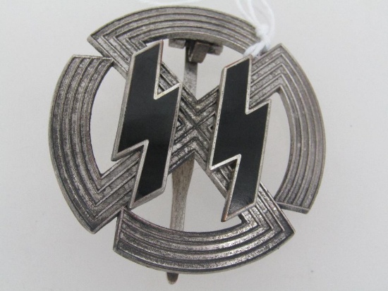 German World War II Waffen SS Silver Proficiency Badge.