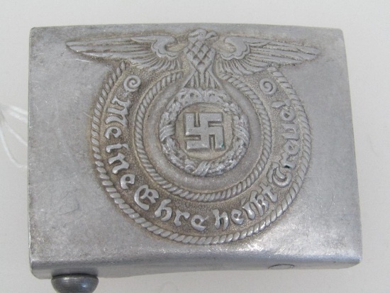 German World War II Waffen SS EM Belt Buckle.