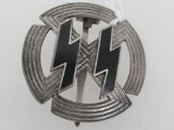 German World War II Waffen SS Silver Proficiency Badge.