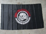 German World War II Waffen SS Skull Flag.