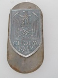 German World War II Army 1942 CHOLM Sleeve Shield.