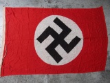German World War II Political NSDAP / SA Swastika Banner Flag.