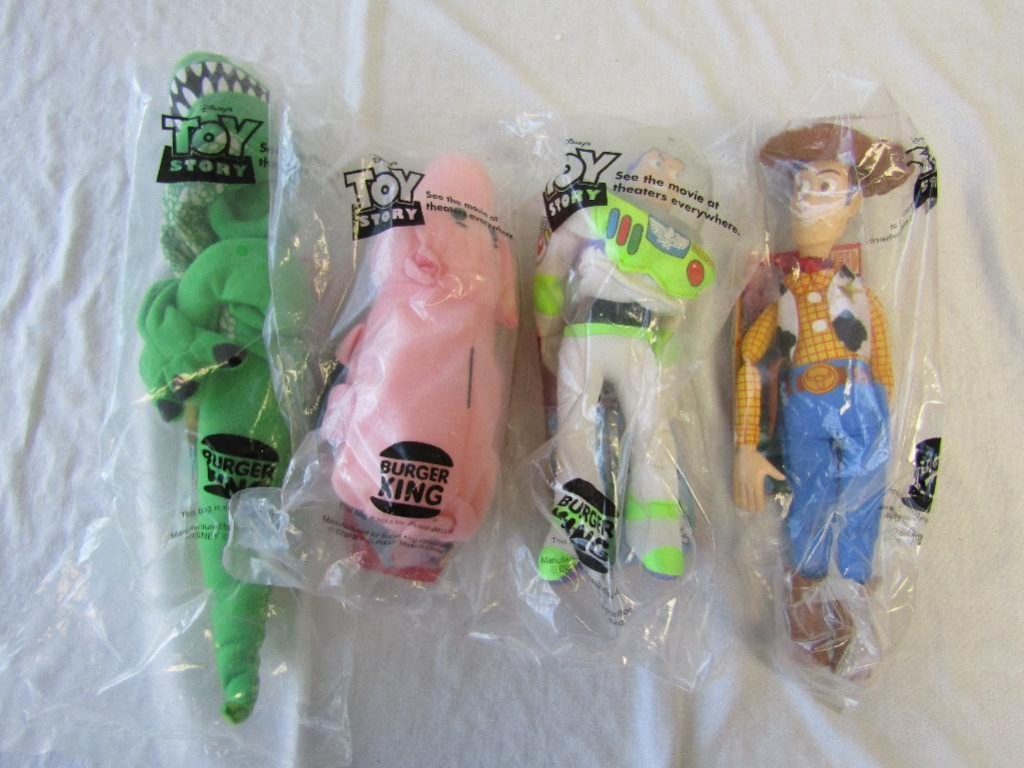 Details about   1995 Disney’s Toy Story  Burger King's    Buzz Light Year   Woody  Hamm  Sealed! 