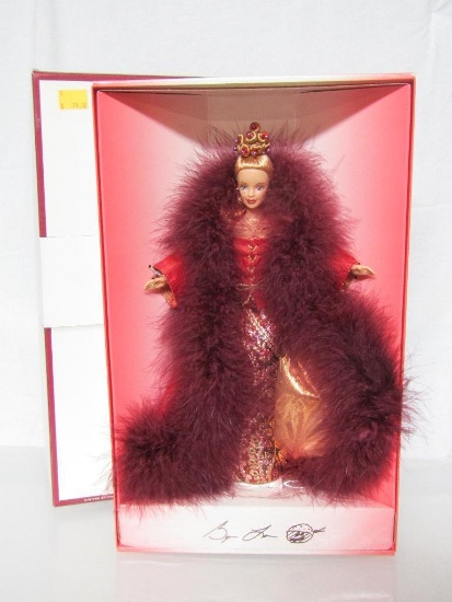 1998 Cinnabar Sensation Byron Lars Barbie Doll. Limited Edition. 2nd In Series Runway Collection.
