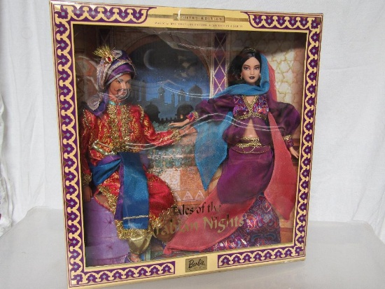 2001 Tales of the Arabian Nights Barbie and Ken Dolls. Limited Edition. New In Box.