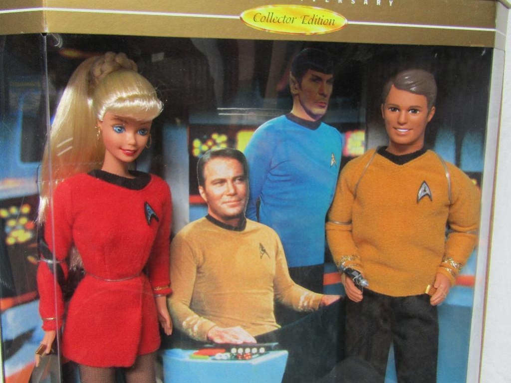 star trek barbie and ken 30th anniversary collector's edition