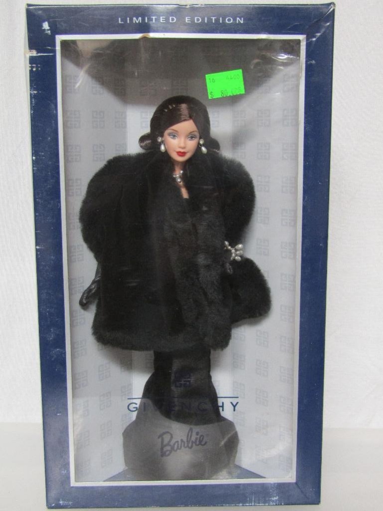 1999 Givenchy Barbie Doll. New In Box. Box has a bit of storage wear. |  Art, Antiques & Collectibles Toys Dolls Barbie Dolls Contemporary (1973 -  Now) | Online Auctions | Proxibid