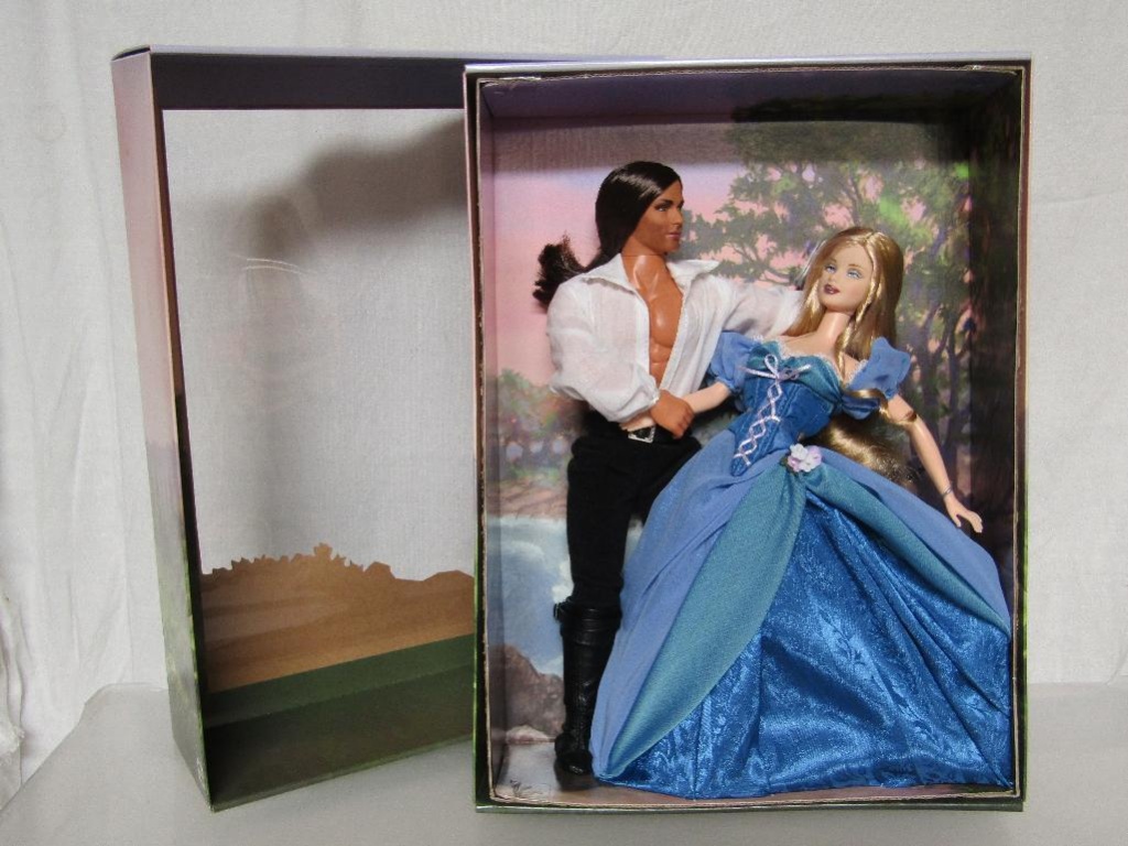 Jude Deveraux the Raider Barbie and Ken Gift Set Romance Novel Collection 