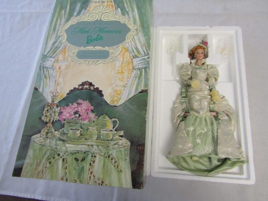 1998 Mint Memories Barbie Doll. Limited Edition. Victorial Tea Porcelain Collection. New In Box.