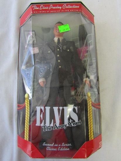 1999 Elvis The Army Years Doll. 2nd In A Series. Classic Edition. The Elvis Presley Collection. NIB