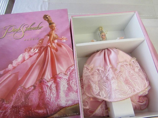 1996 Pink Splendor Barbie Doll. Limited Edition. New In Box. Large Box Approx 15"x22"x7".