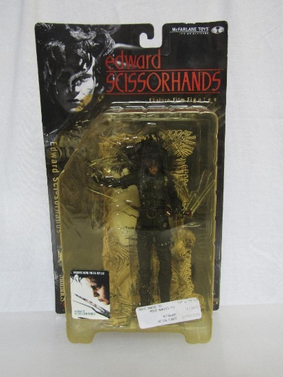 1999 Edward Scissorhands Feature Film Figure. McFarlane Toys. Movie Maniacs 3. New On Card.