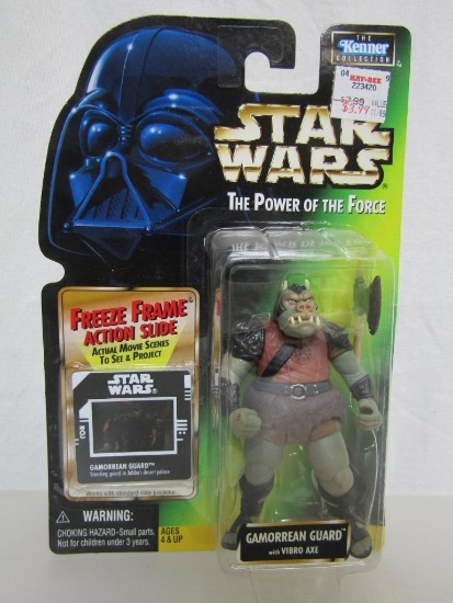 1996 Star Wars Power Of The Force Kenner Collection Action Figure. Gamorrean Guard. New On Card.