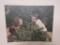 Vintage Art Print. Man Woman Courting Scene. Approx 14