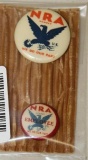 Vintage NRA Pins. 2 Pc Lot. 1.25
